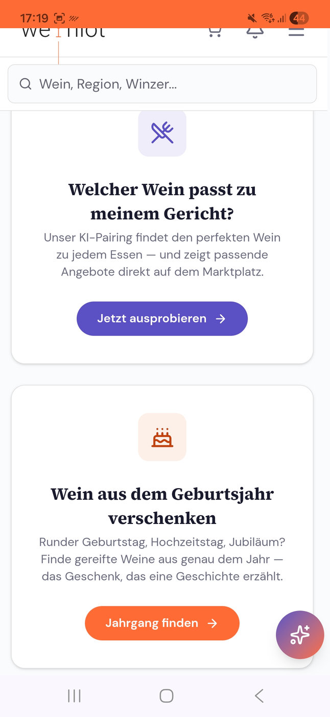 KI-Sommelier auf weinlot.com: Welcher Wein passt zum Essen?