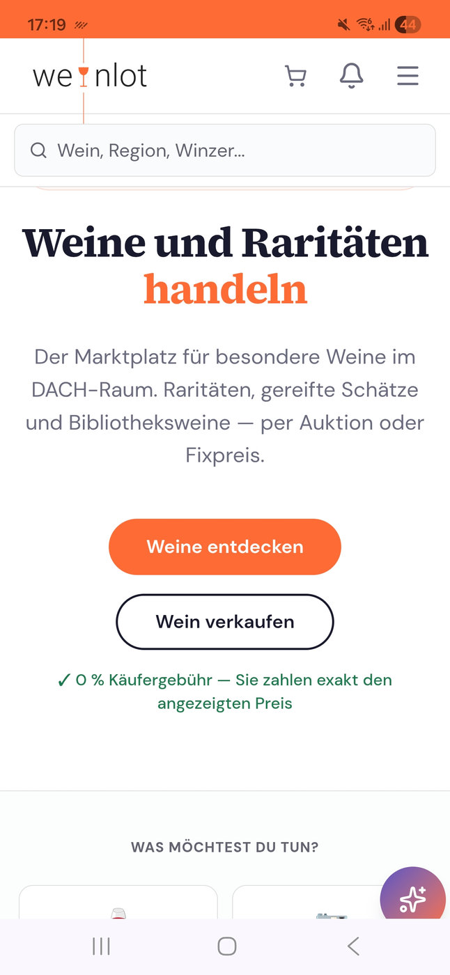 Weine einfach verkaufen auf weinlot.com